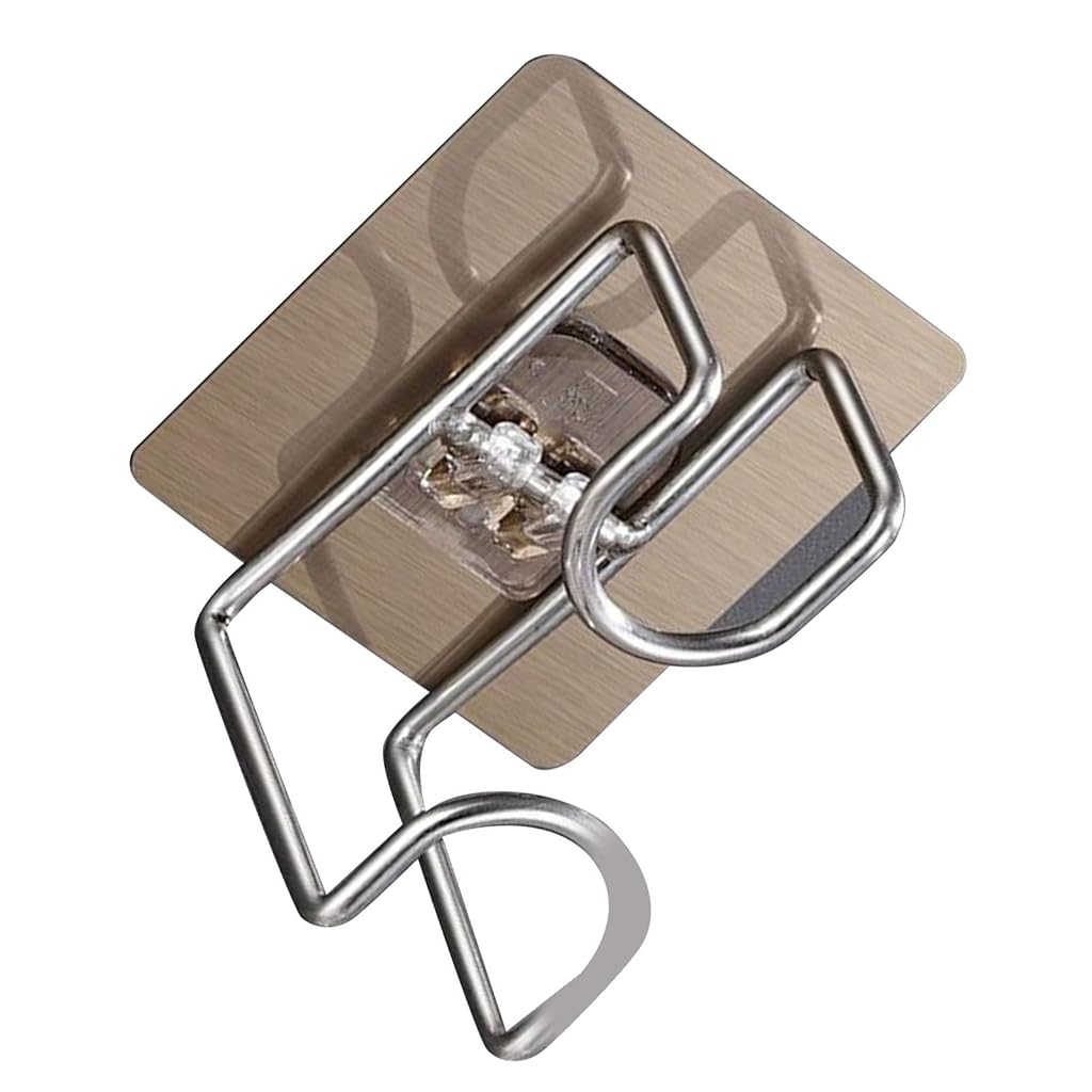 HASTHIP® 2Pcs Wash Basin Hooks, Adhesive Washbasin, Wall Mounted Washbasin Hanger, Metal Robe and Towel Hook, Multifunctional Basin Hanger Siding Hook for Kitchen Bathroom Toilet HASTHIP® 2Pcs Wash Basin Hooks, Adhesive Washbasin, Wall Mounted Washbasin Hanger, Metal Robe and Towel Hook, Multifunctional Basin Hanger Siding Hook for Kitchen Bathroom Toilet